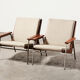 Rob Parry Pair of Lotus Lounge Chairs for Gelderland 1950s