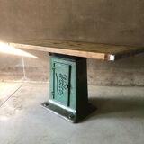 Industrial dining table
