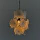Gino Vistosi Murano glass chandelier with glass discs