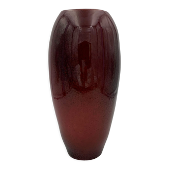 Max Idlas vase, red ceramic "ox's blood", 1970s