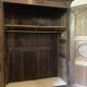 “Large regional 18th-century walnut inlaid wardrobe”