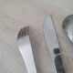 Set of 3 stainless steel cutlery Space Age