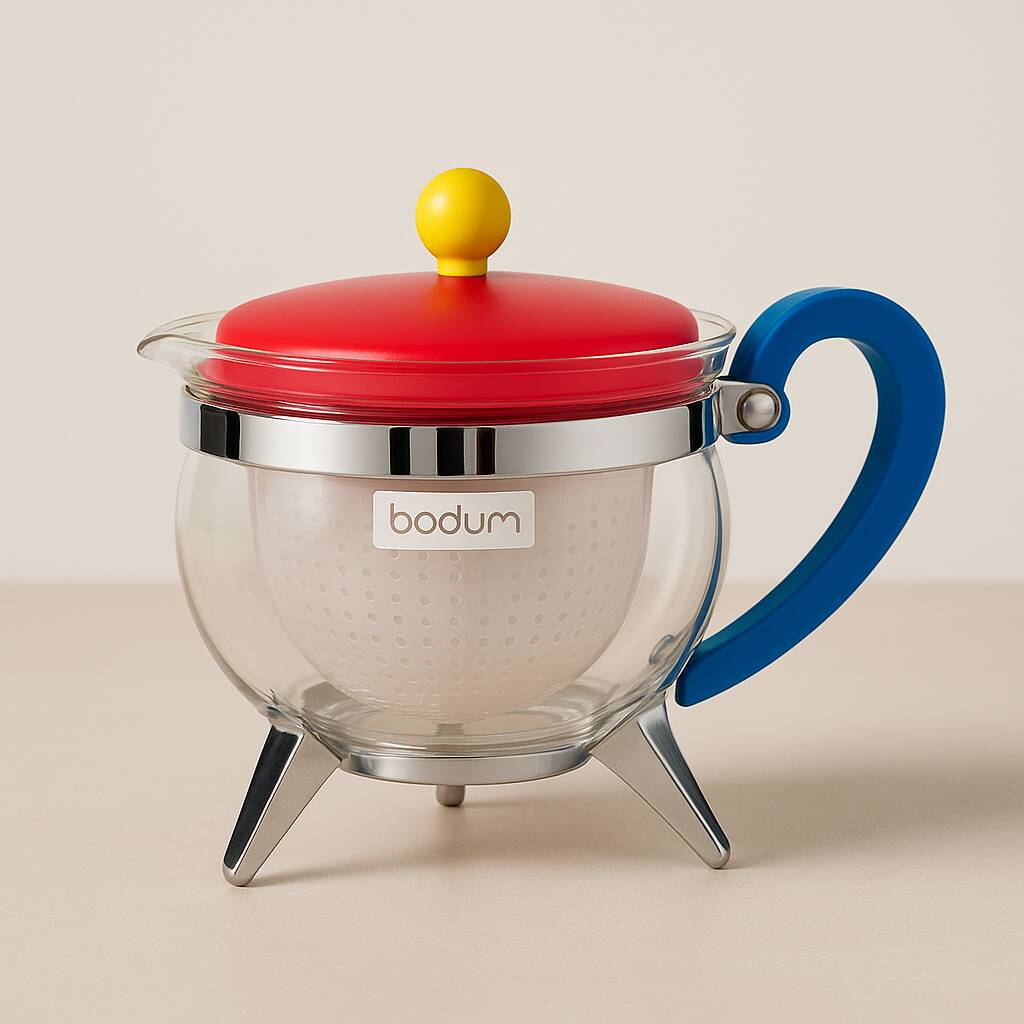 Vintage bodum chambord teapot design Memphis