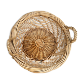 Basket basket made of old wicker