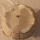 Tureen/vegetable Lunéville flowers (tulip - pink) early twentieth century