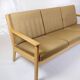 3-Person Sofa Model GE265/3 Made In Oak By Hans J. Wegner For Getama From 1960s
