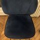 Chaise haute velours