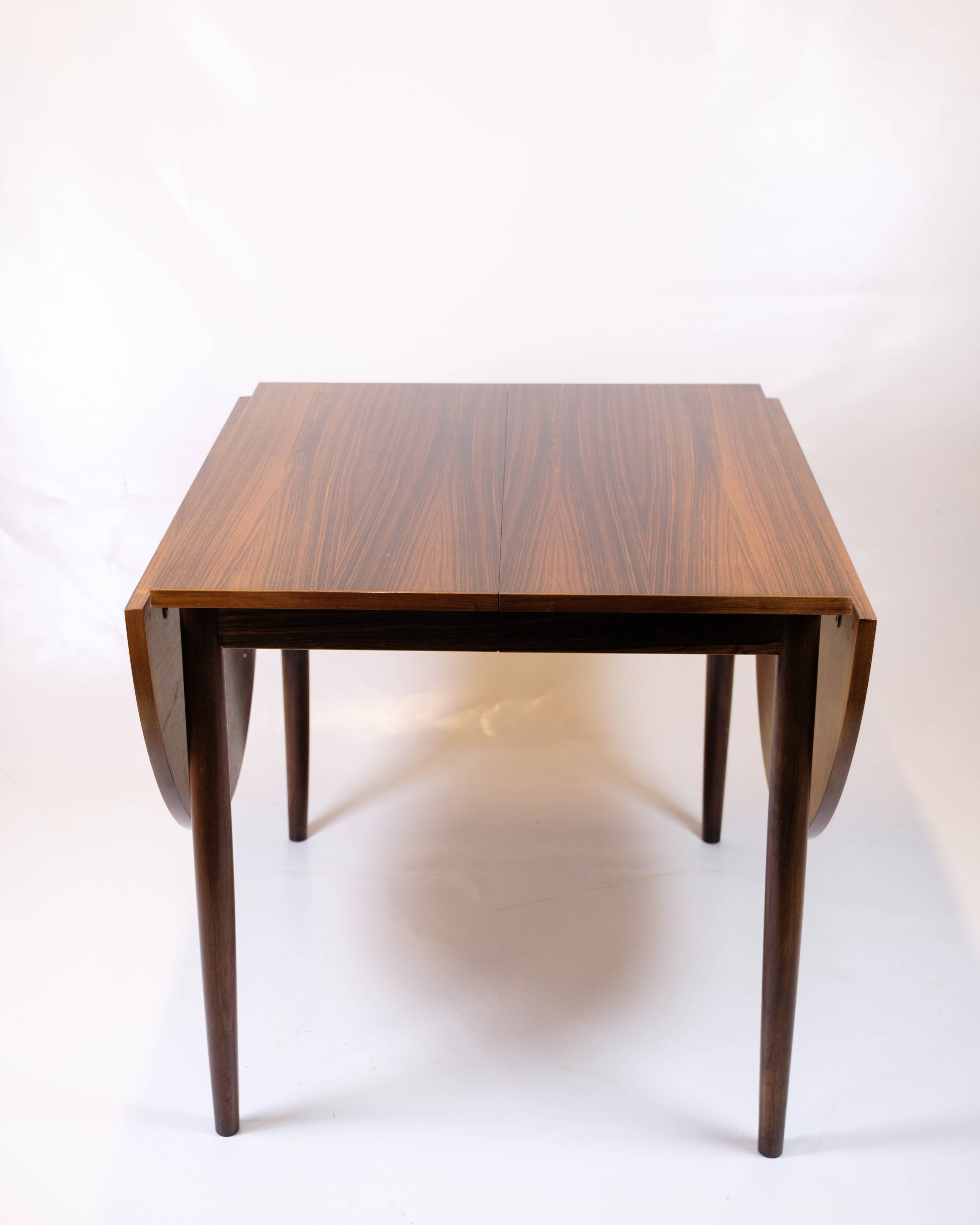 Dining table - Arne Vodder - Rosewood - 2 extension leaves and flaps - 1960s