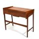 Fine Danish Vanity Table or Desk in Teak