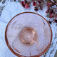 Bol en verre rose