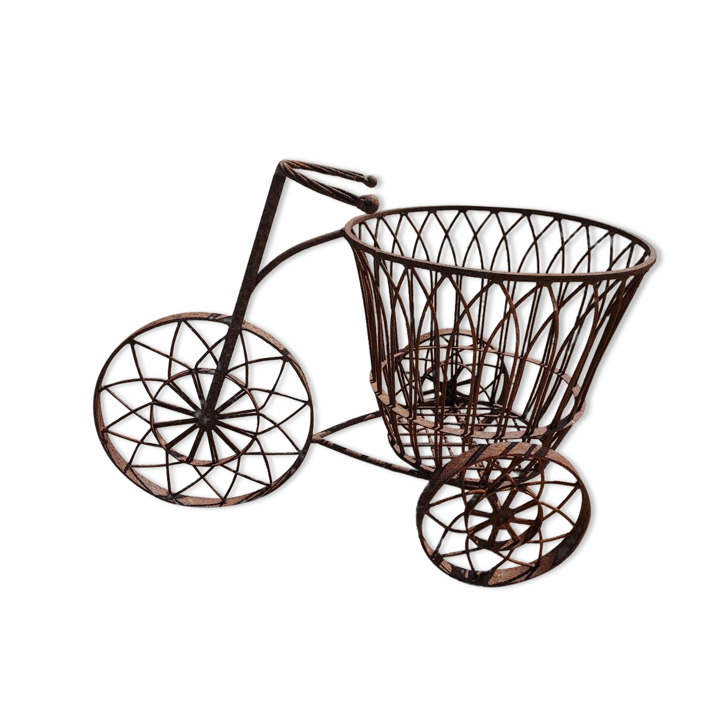 Wrought iron planter