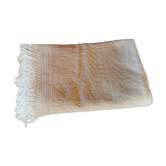 Ancien dessus de lit en coton surpiqué