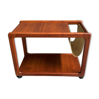 Danish Teak magazine trolley 1960s