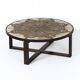 Brutalist coffee table by ox art for trioh, 1970s | danish, handmade