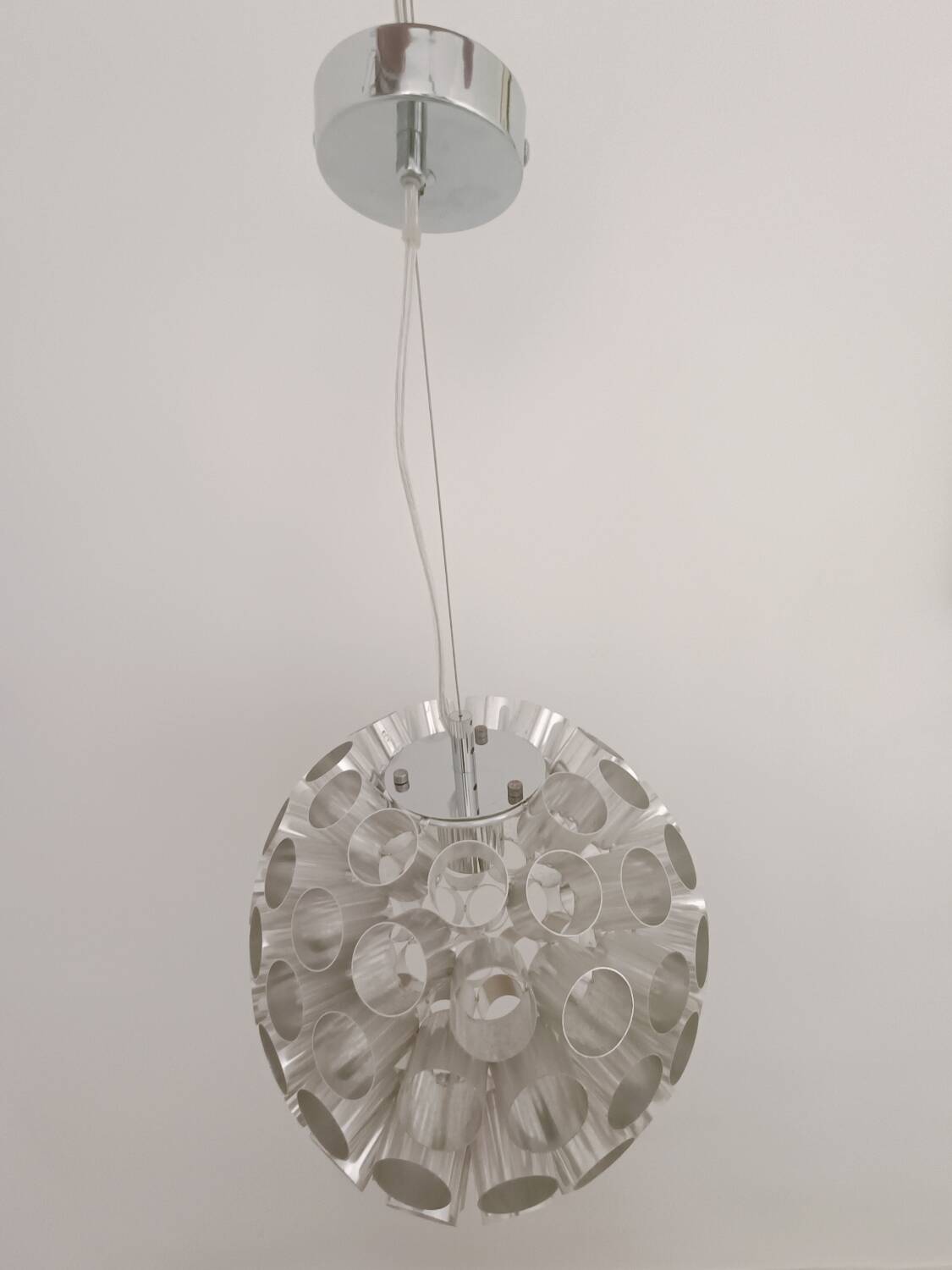 Space Age aluminium lamp