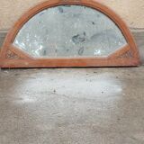 Art Deco half-moon mirror