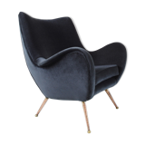 Sculptural armchair of Melchiorre Bega of 1955