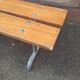 Vintage adult industrial bench