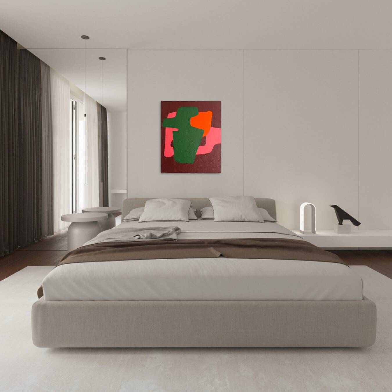 Abstrait contemporain "brick"