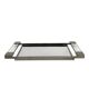 Jacques Adnet, Modernist lucite mirrored tray, Maison Adnet, France 1950