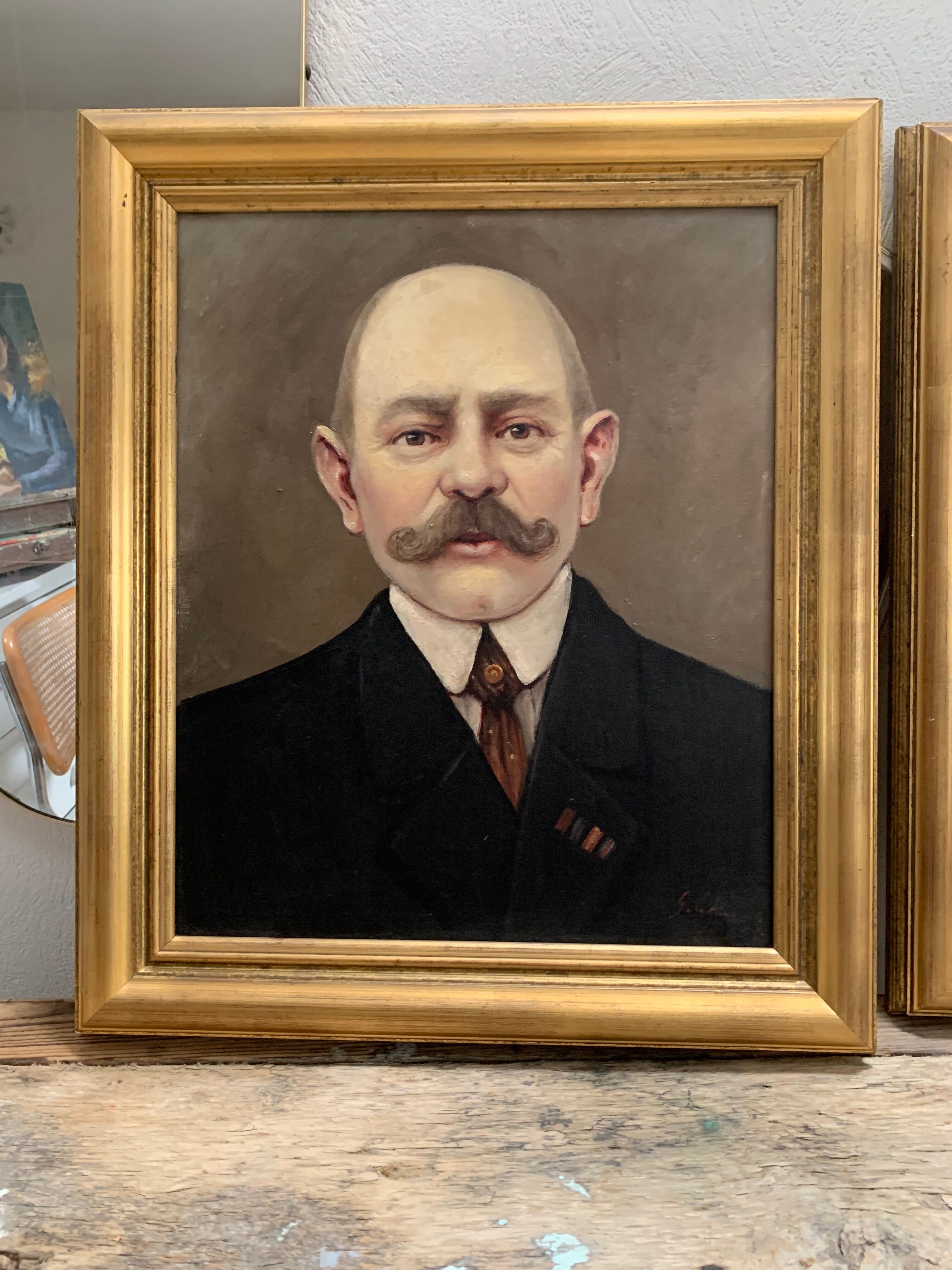 Pair of oil paintings