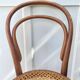 Chaise bistrot Thonet bois et cannage