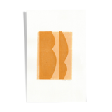 Monotype painting on paper - illustration Abstract Monotype painting on paper -M101 signed Eawy