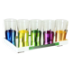 Set Of Colorful Drinking Glasses With A Tray, Czechoslovakia 1960s