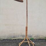Vintage rattan floor lamp