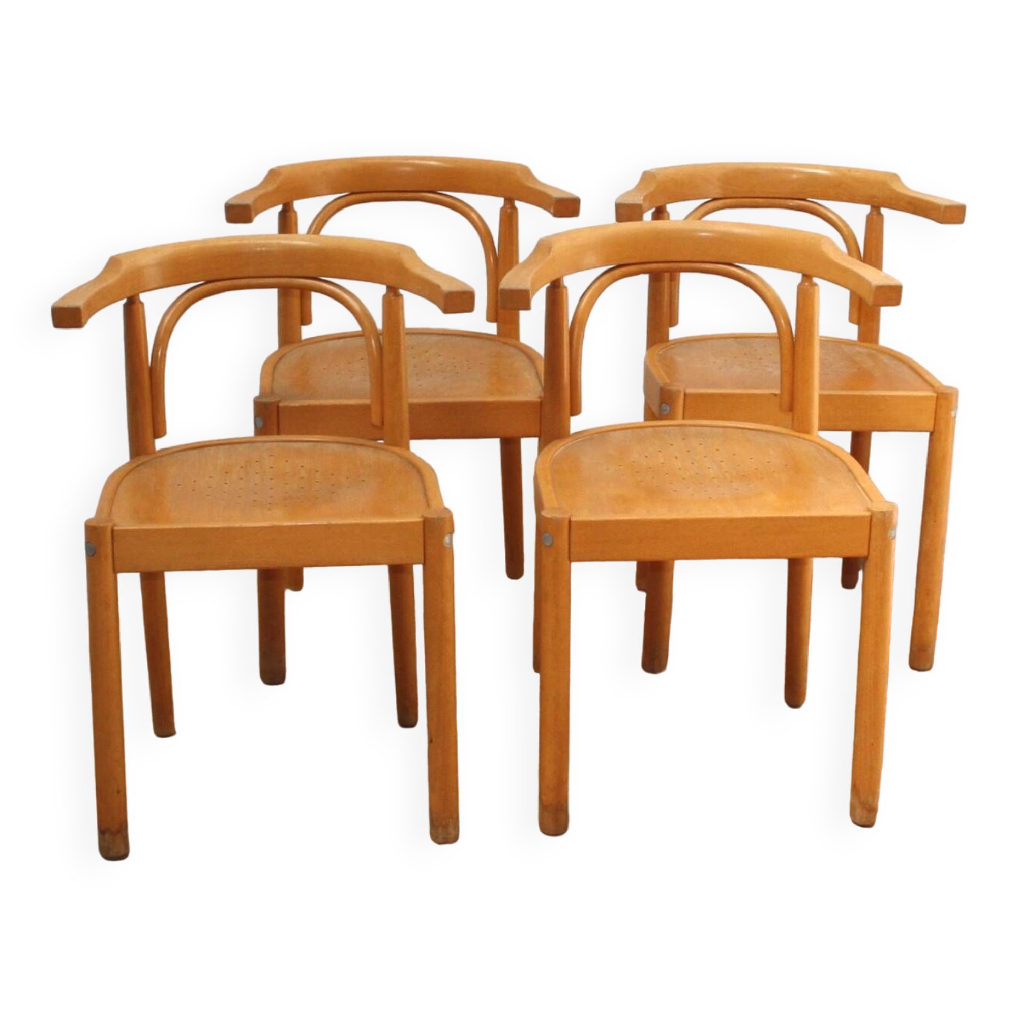 Set of 4 vintage bistro chairs