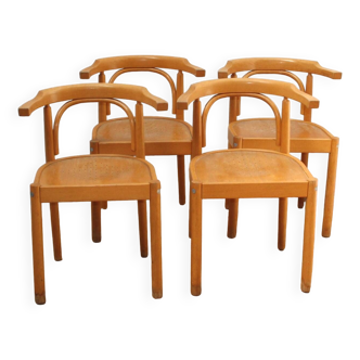 Set of 4 vintage bistro chairs