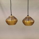 Lampes suspendues avec un abat-jour