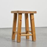 Charlotte Perriand stool, La Pierra Menta Residence, 1979