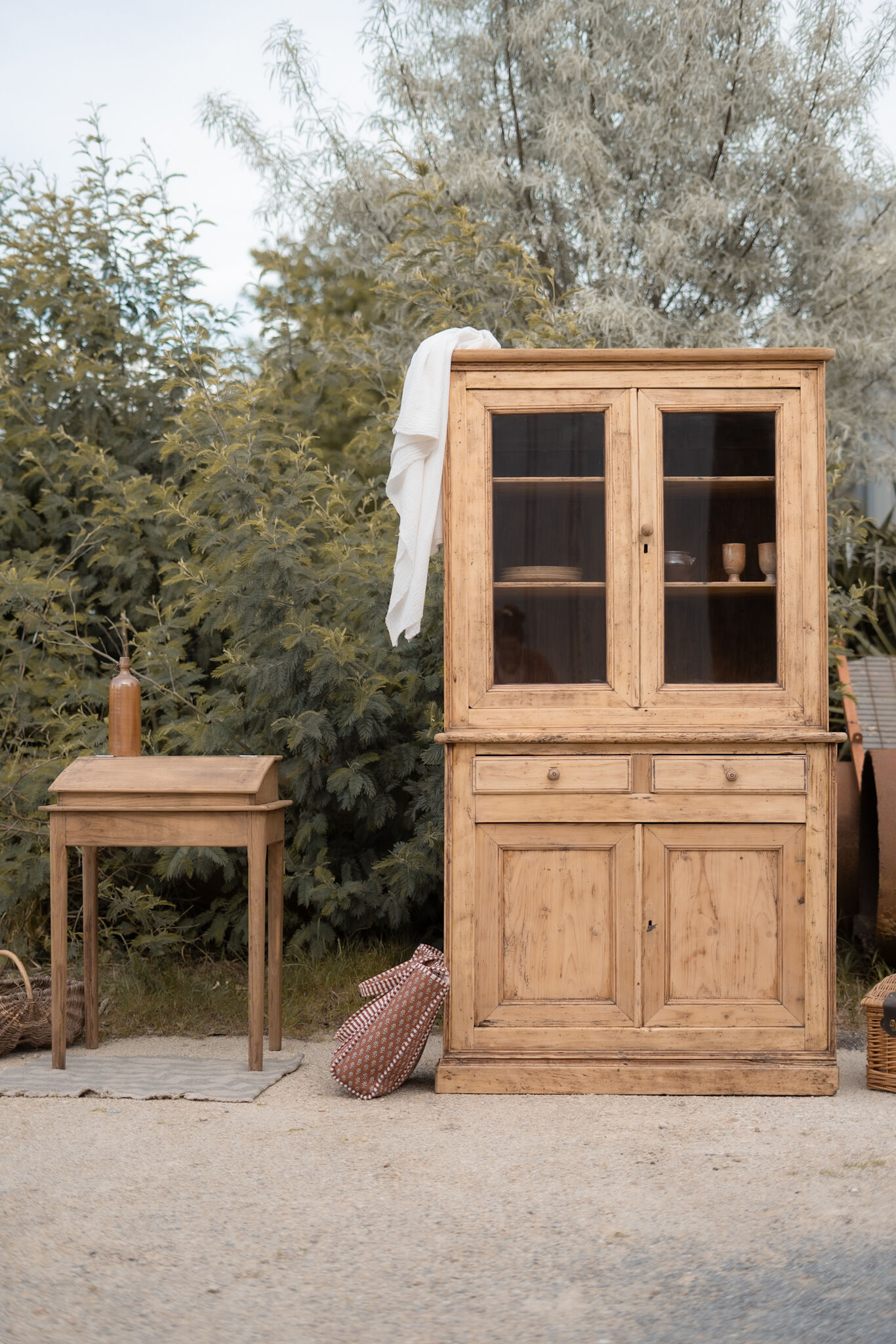 Renovated wooden desk