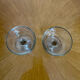 Pair of vintage champagne glasses