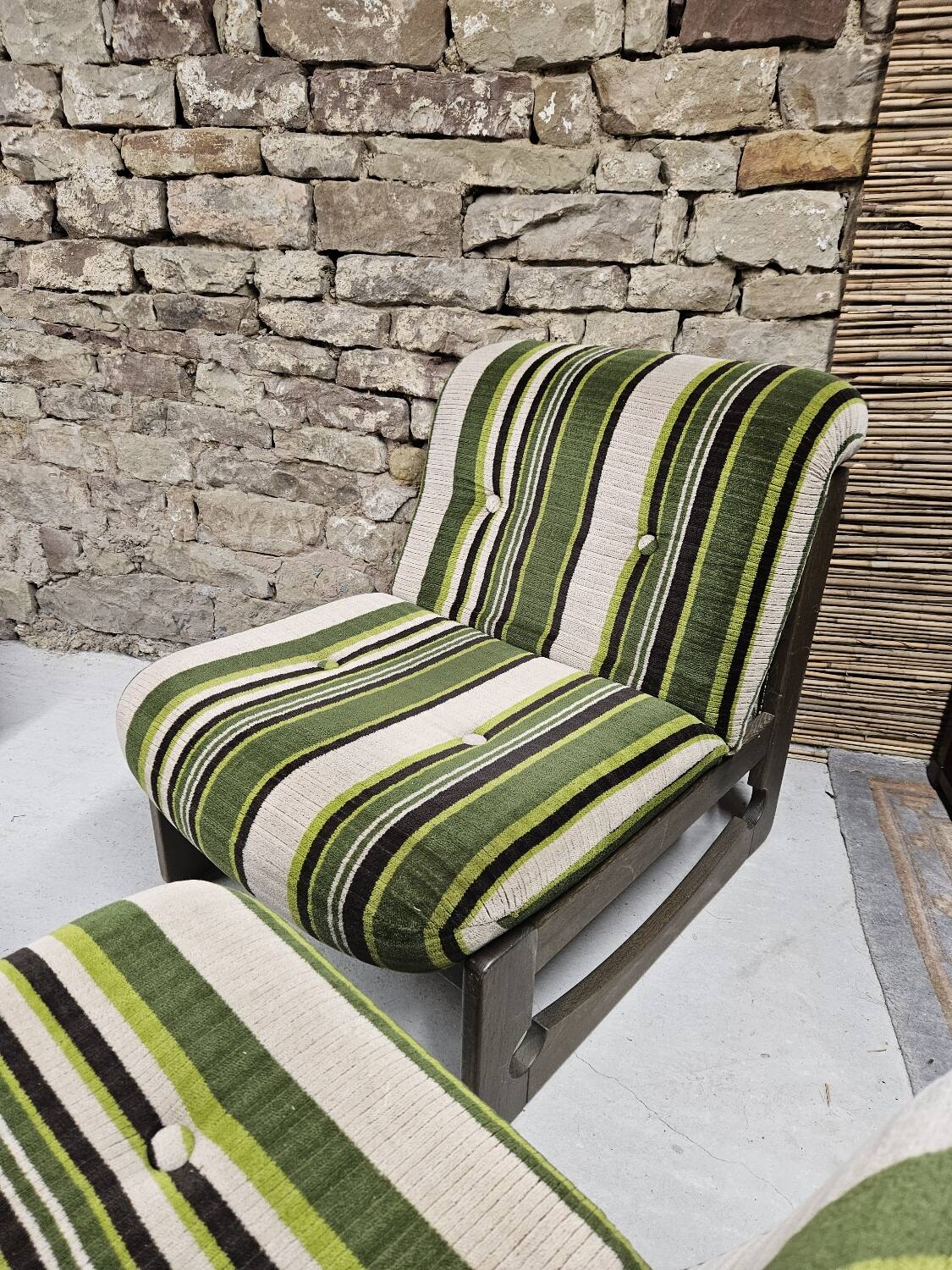 Set of 4 armchairs 1960/1970