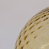 Amber glass pendant light