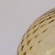 Amber glass pendant light