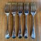 Lot de 5 fourchettes anglaises argentées