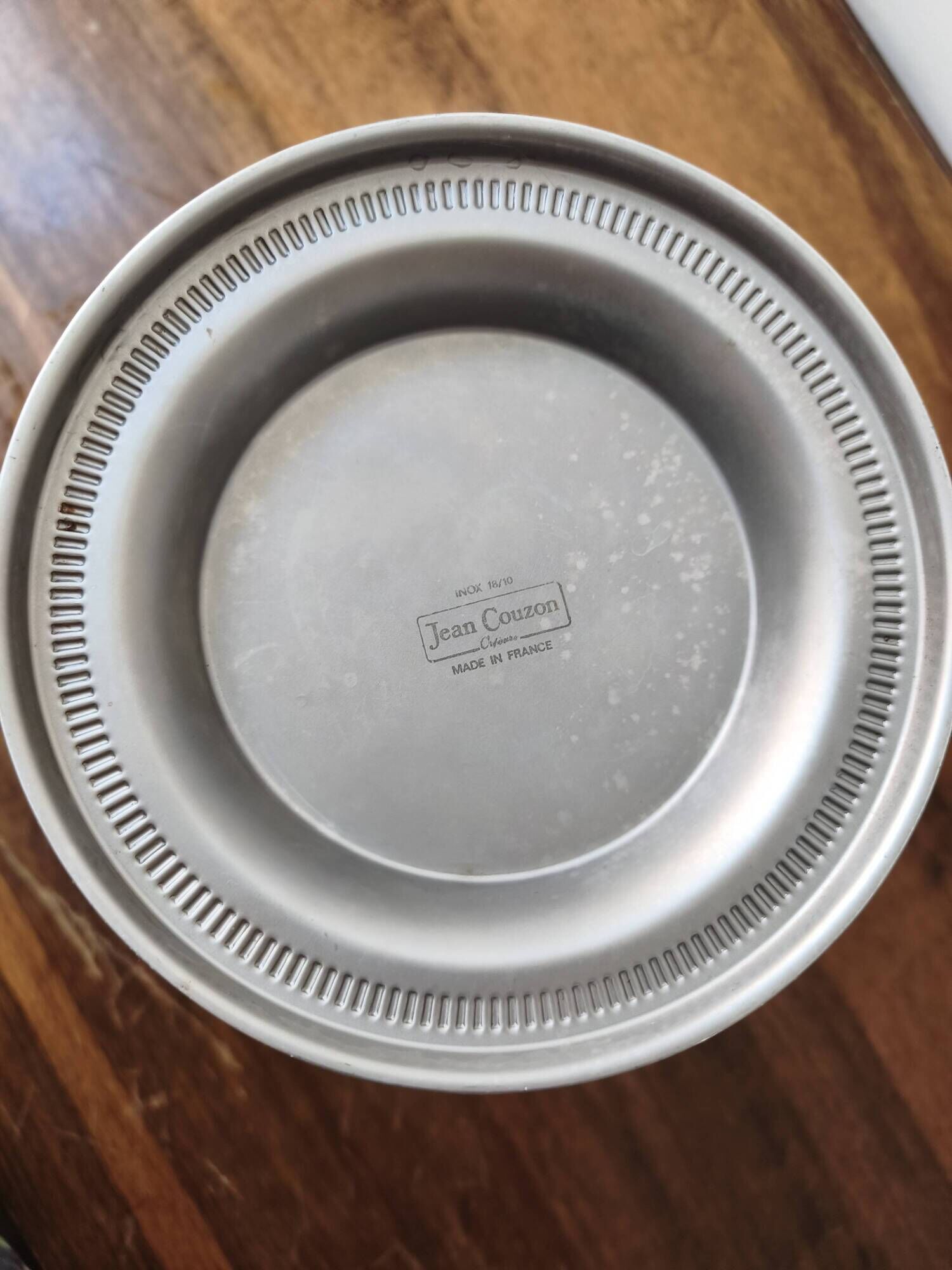 Vintage champagne bucket in 18/10 stainless steel by Jean Couzon - Champy model