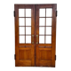 Paire de portes battantes de bistrot  Art Déco