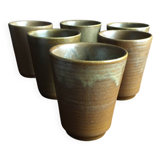 Stoneware cups from Digoin