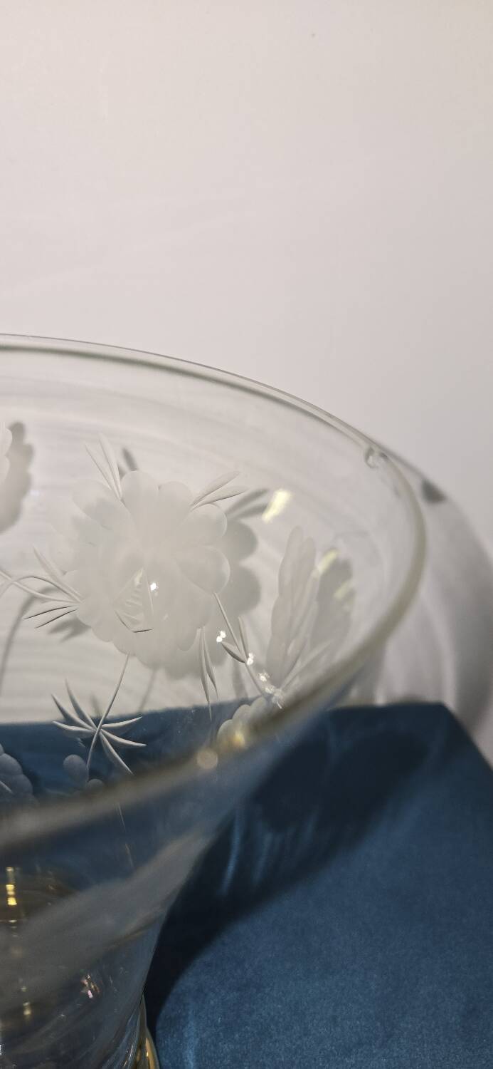 Engraved vase