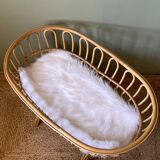 Rattan cradle
