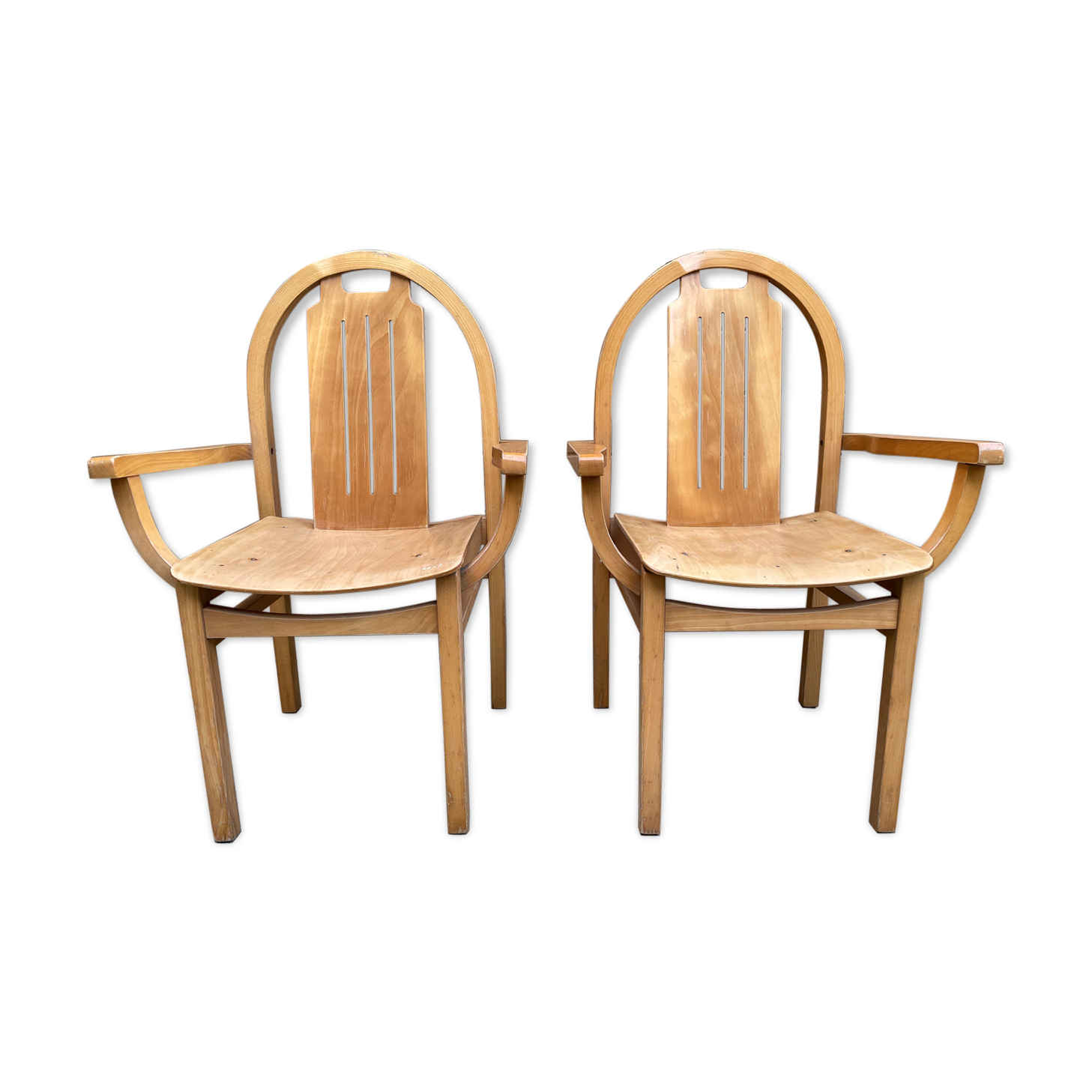 Pair of Baumann armchairs, Argos models.
