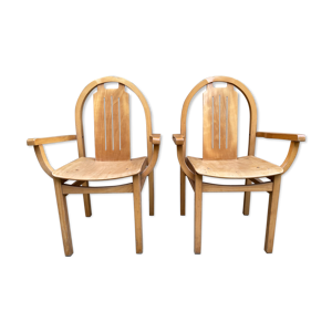 paire de fauteuils sièges - baumann