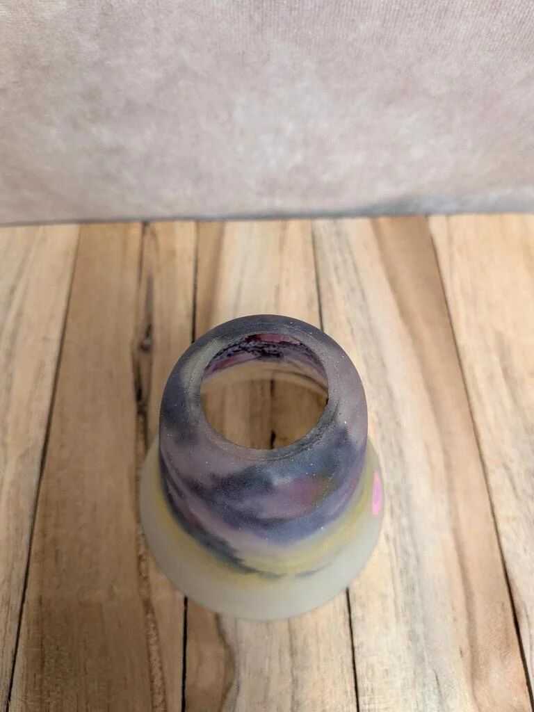 Antique lampshade in glass paste
