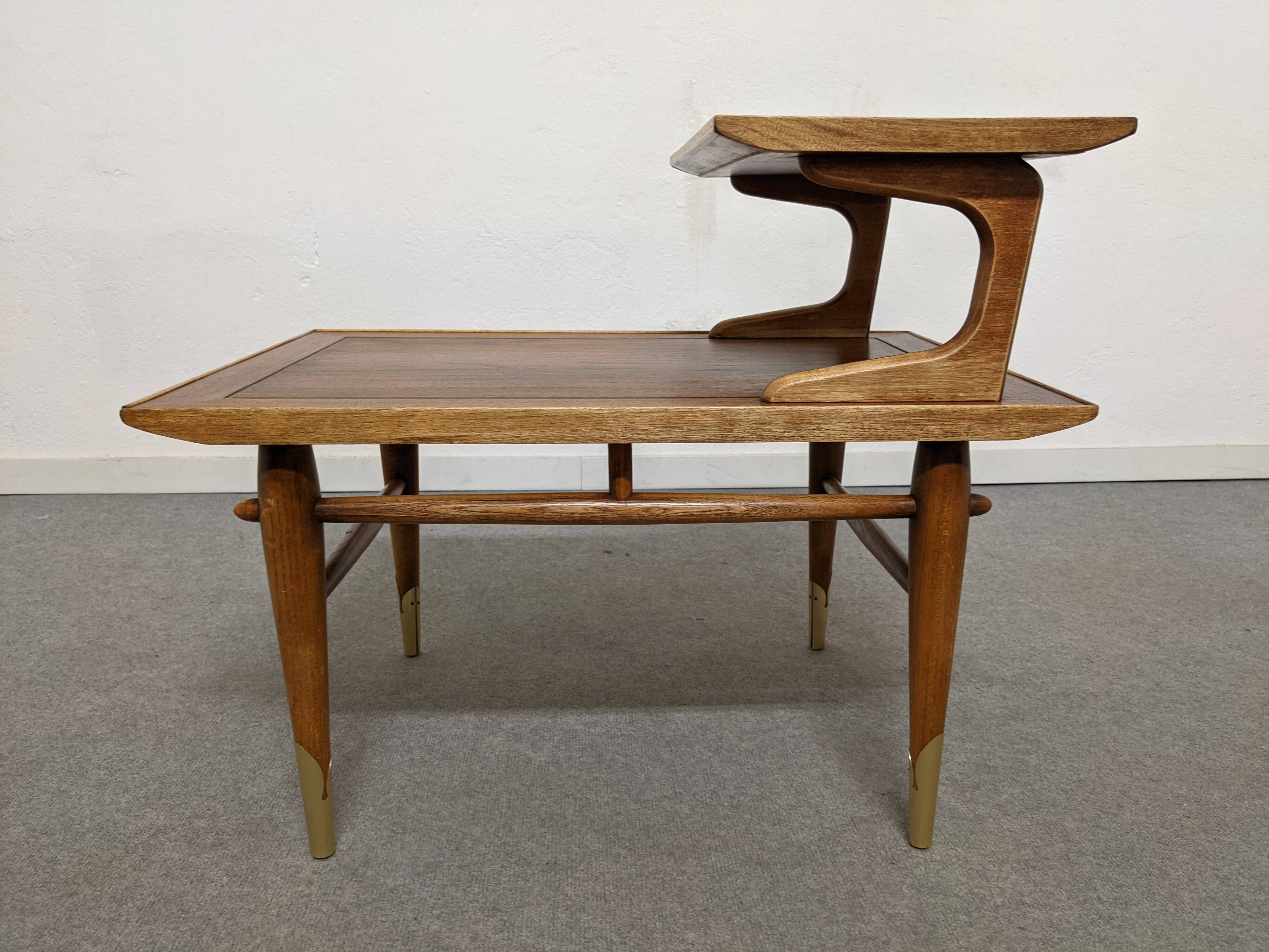 Modernist coffee or side table by Lane Furniture, USA circa 1950.