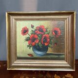Van dijk. still life with poppies.
