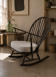 Ercol rocking chair in elm circa 1960